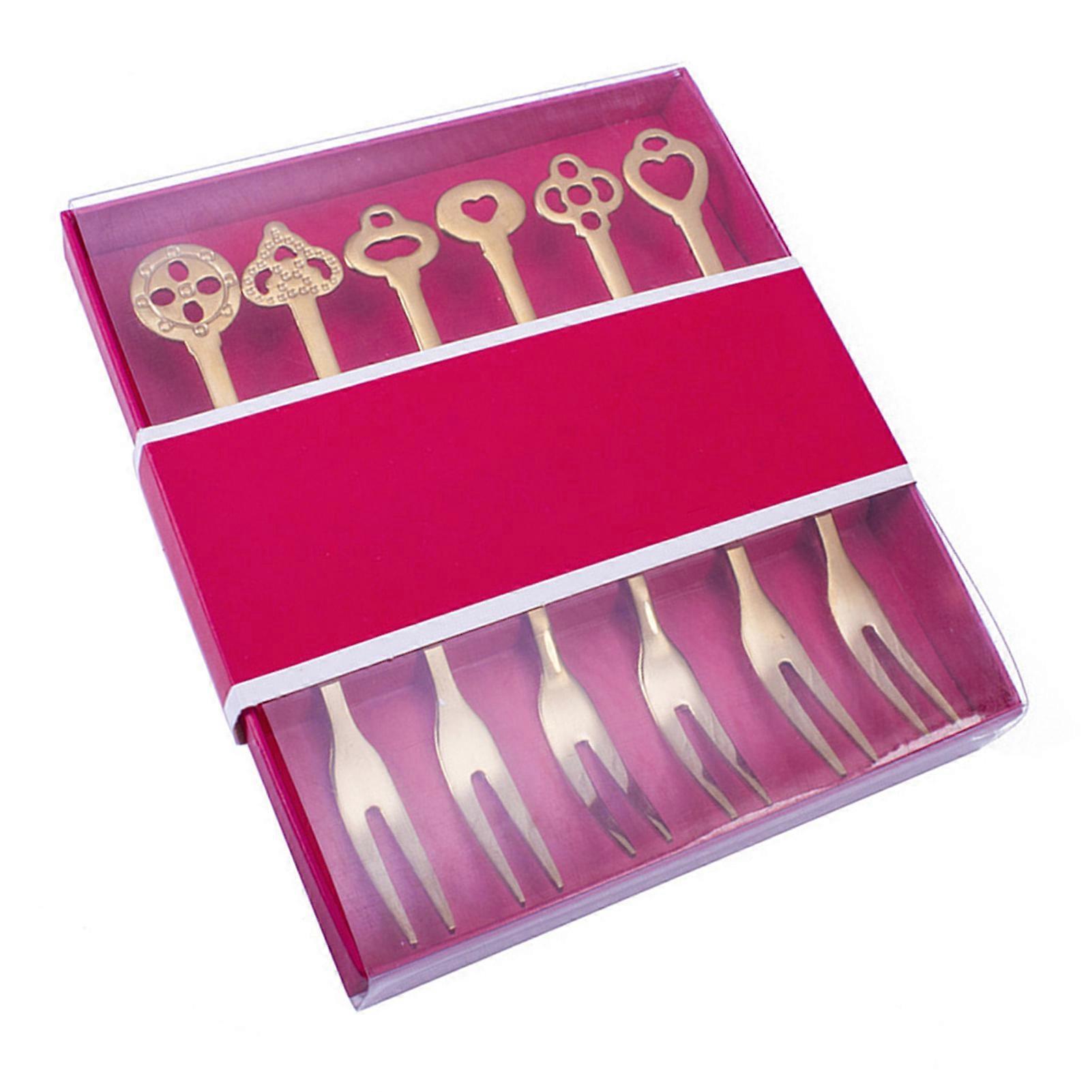 2-Prong Stainless Appetiser Forks