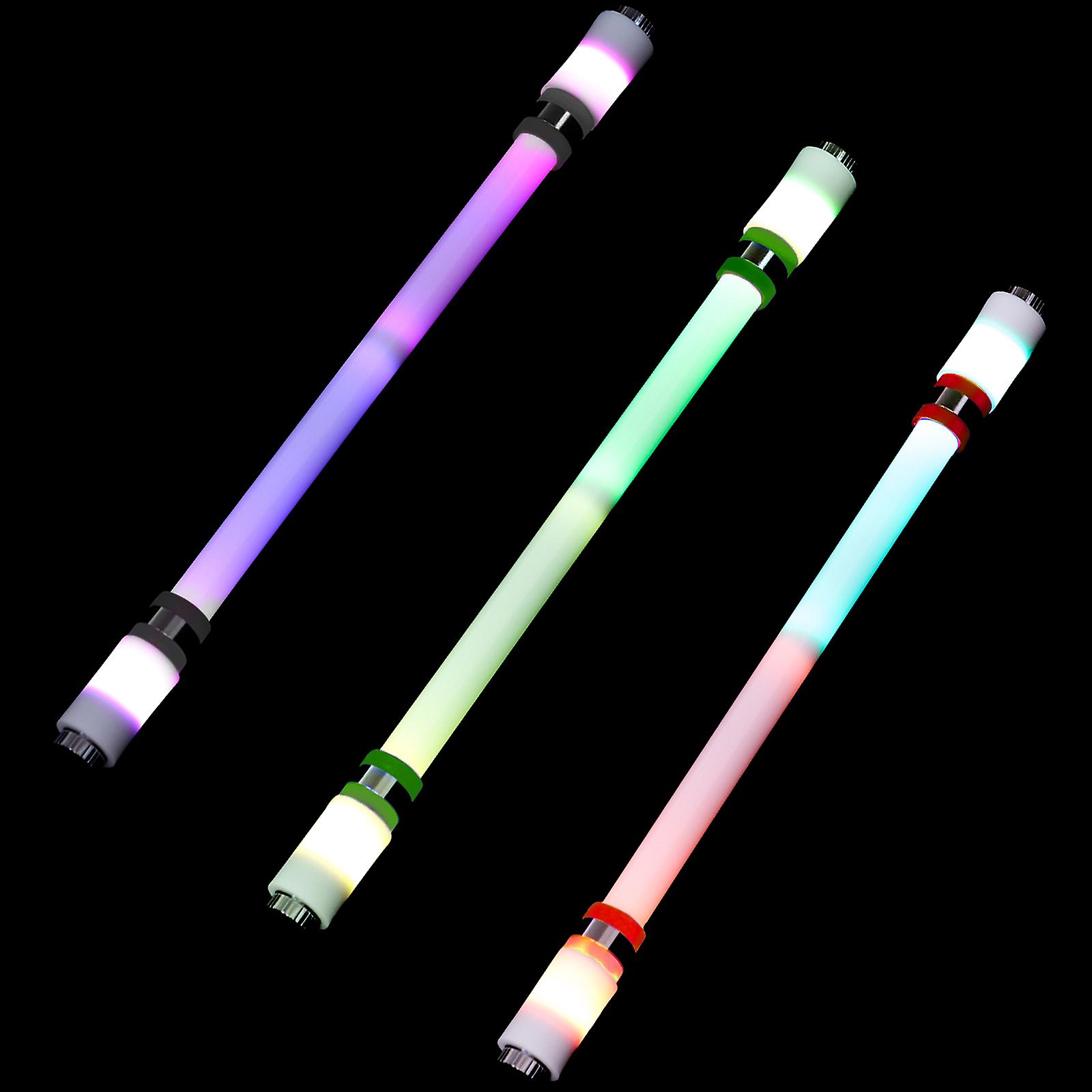 3 Pieces Spinning Pens Led Rotating Playing Pen Flash Glow Rolling Finger Rotati