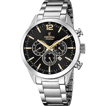 Festina - Watch - Men - Chronograph - Timeless Chronograph F20343-4