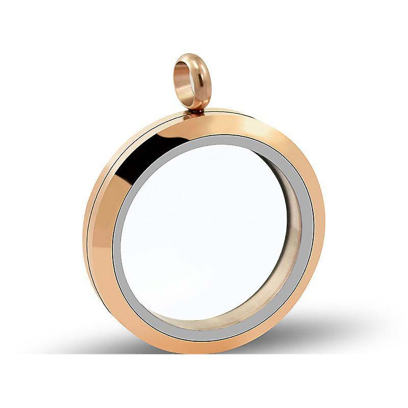 Paslanmaz Çelik Cam Cinnabar Kutu Çift Kolye