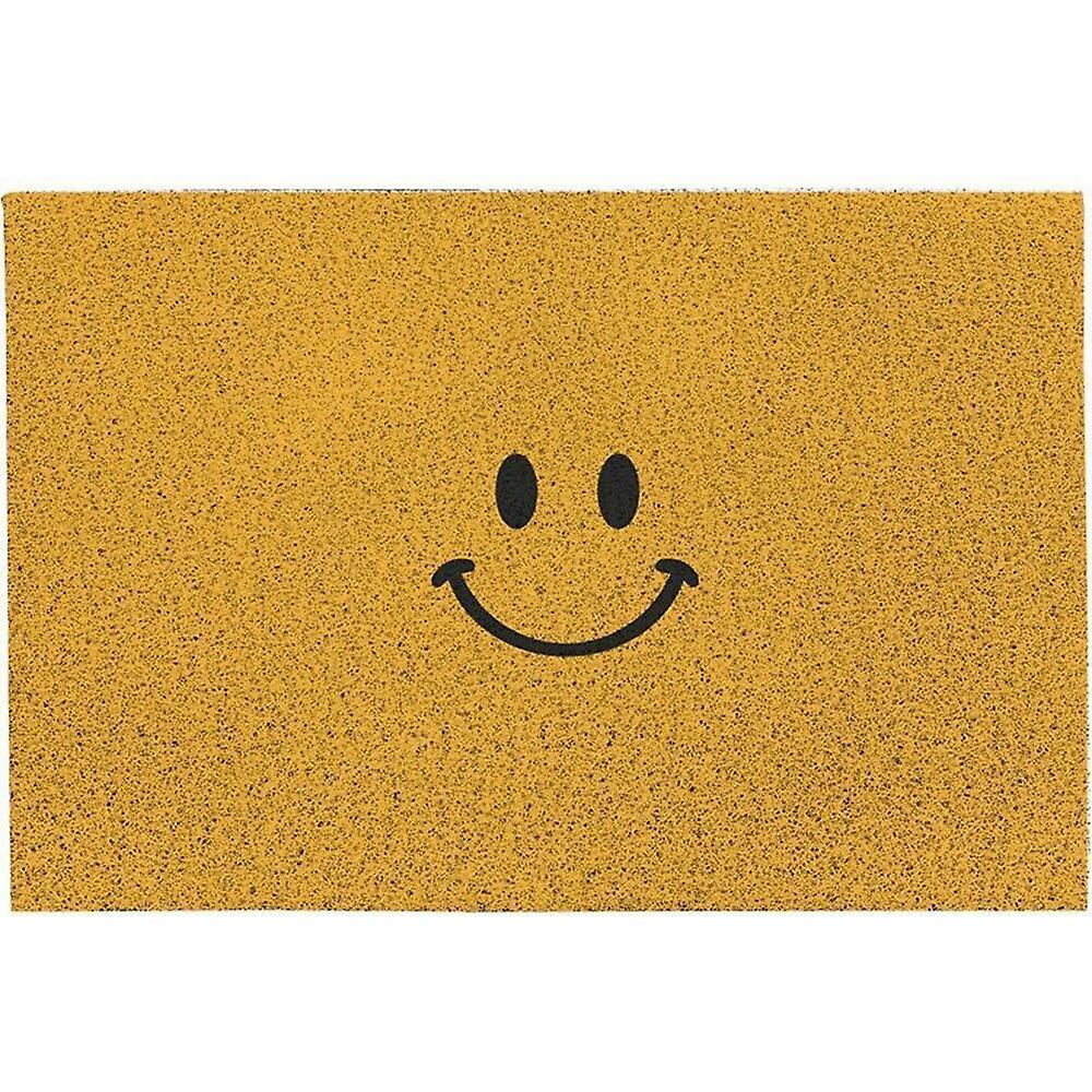 Smile Front Door Carpet Outdoor Carpet Welcome Doormat Entrance Hallway Carpet Carpet Rectangular Printed Non-slip Pvc Carpet