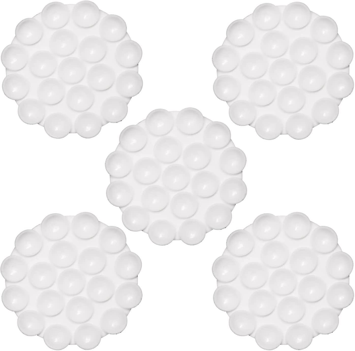 5pcs Silicone Suction Phone Case Adhesive Mount, Hands-free Mobile Accessory Holder For Selfies And Videos