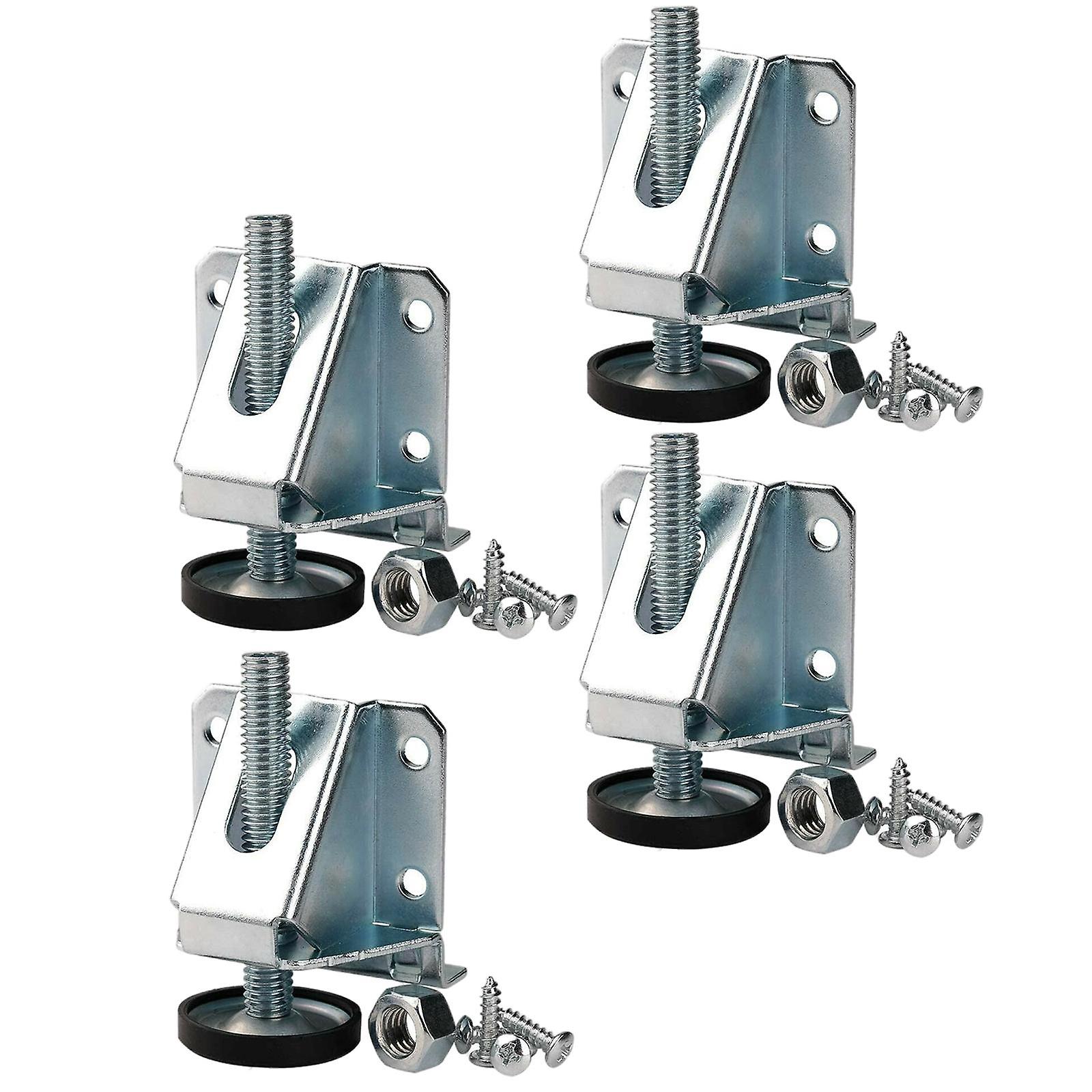 4Pcs Adjustable Leveler Legs W/Lock Nuts for Pool Table Cabinet Workbench