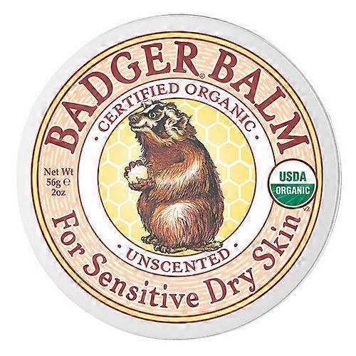 Badger Balm Unscented, 56 Grams (Pack of 1)