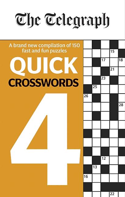 The Telegraph Quick Crosswords 4 - Telegraph Media Group Ltd - Paperback - English Book - Crosswords and word games