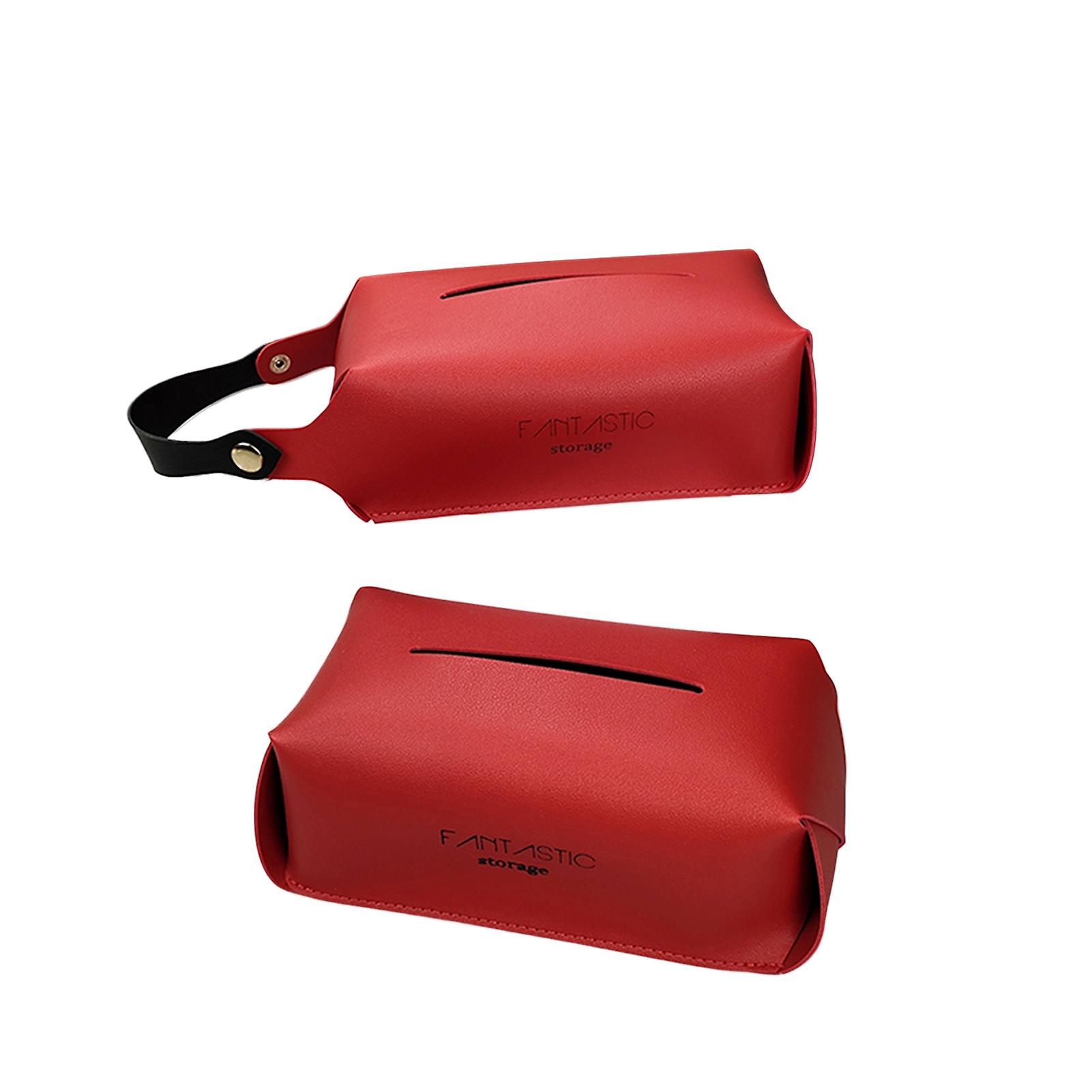 Pu Multipurpose Tissues Box Rectangular Tissue Facial Paper Cover Case Modern Decorative