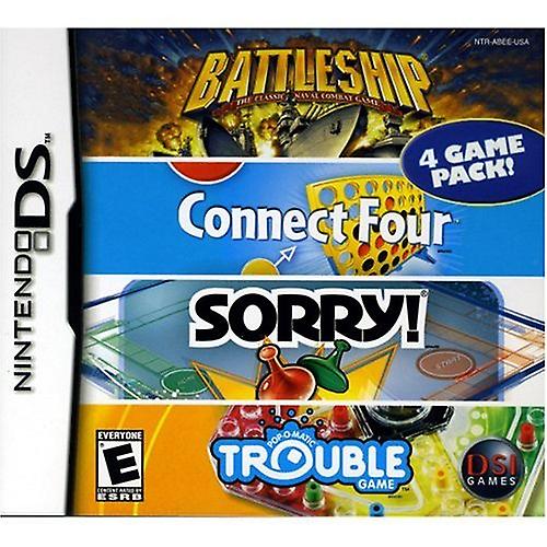 BattleshipConnect 4SorryTrouble  Game - Nintendo DS - PAL - New & Sealed