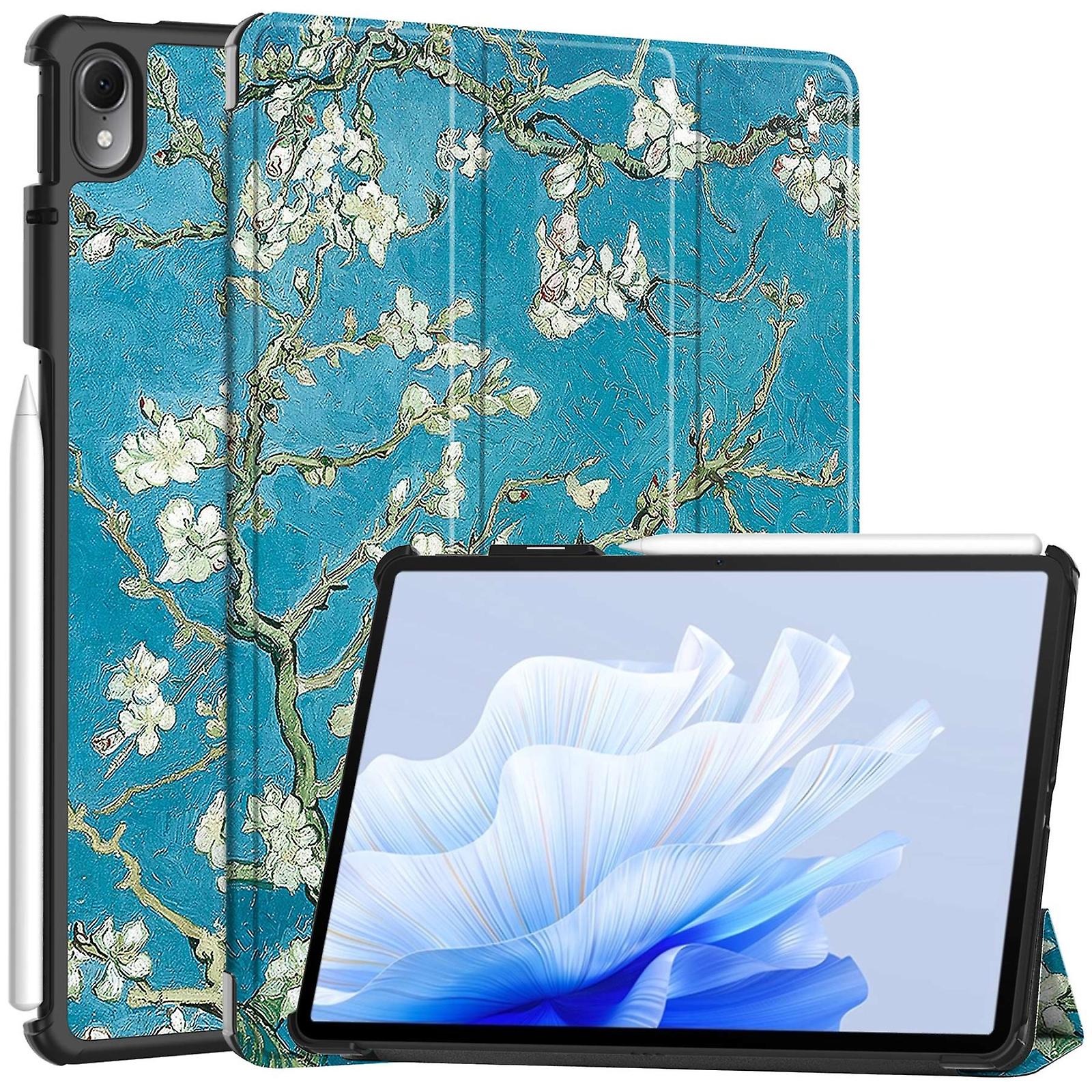 Painted Smart Leather Tablet Case For Huawei Matepad Air