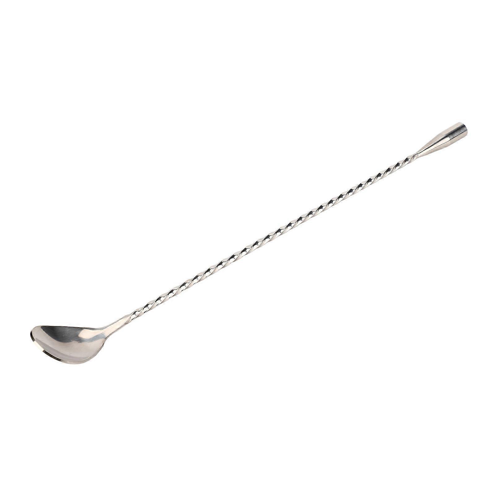 Bartending Tools Fine Thread Stainless Steel Drink Stirrers with Long Handle for Home Bar Restaurant