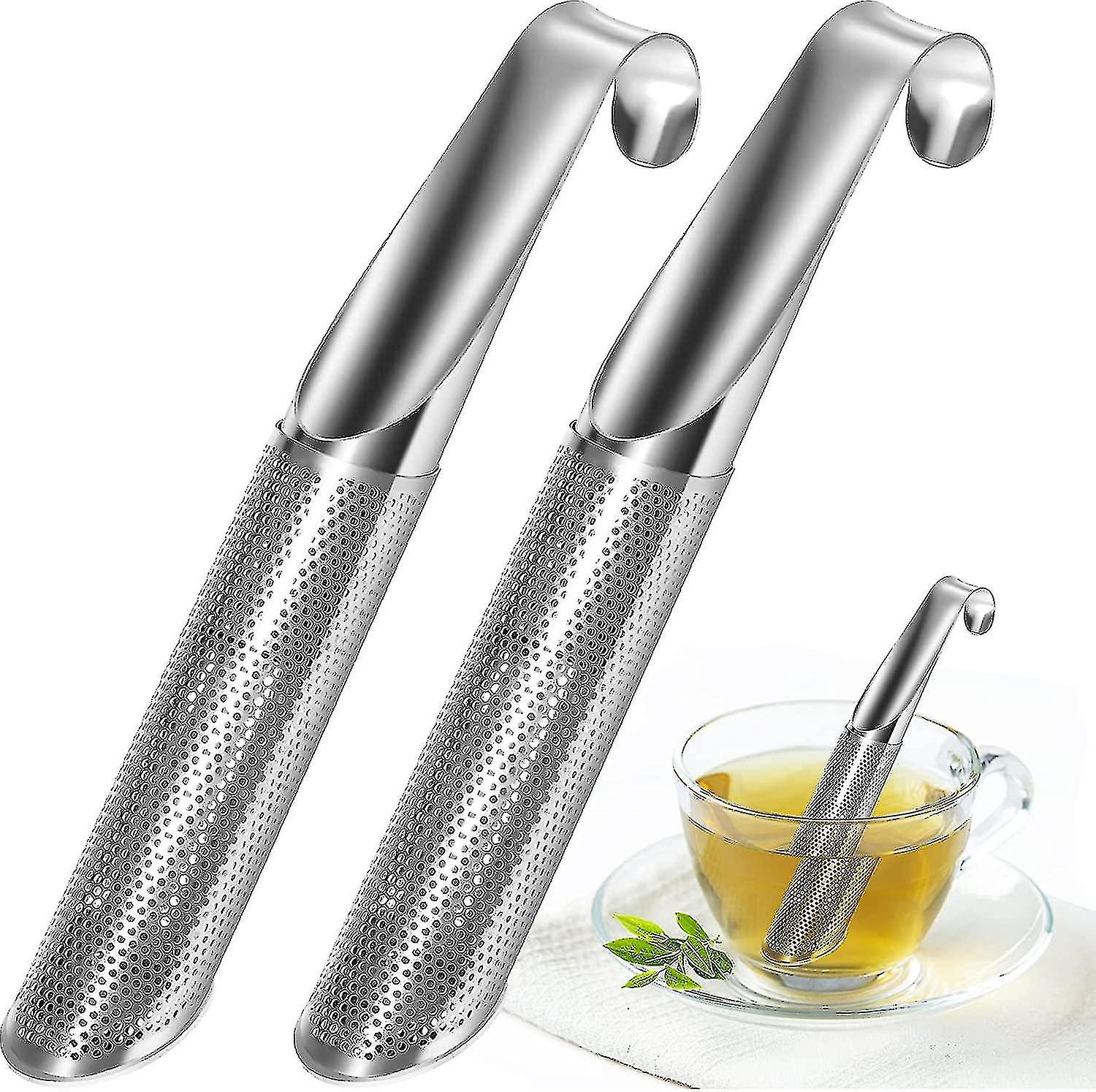 2pcs Stainless Steel Tea Strainer For Loose Tea