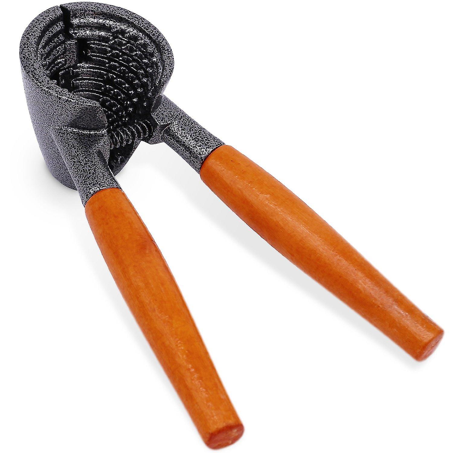 2023-Heavy Duty Nutcracker Pecan Walnut Plier Opener Tool With Wood Handle-FG