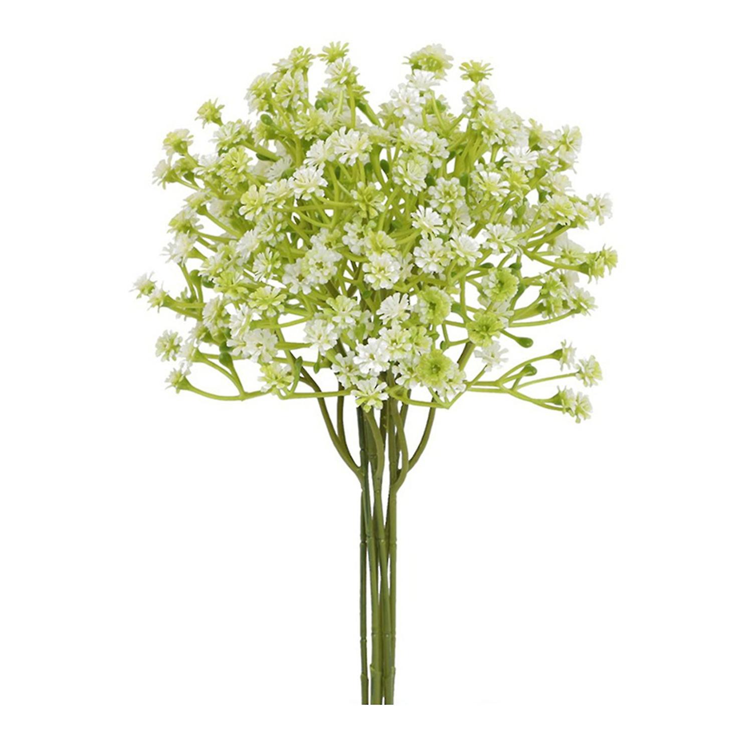 6Pcs Artificial Flower Realistic Non-fading No Watering Not Wither Simulation Gypsophila Wedding Dec