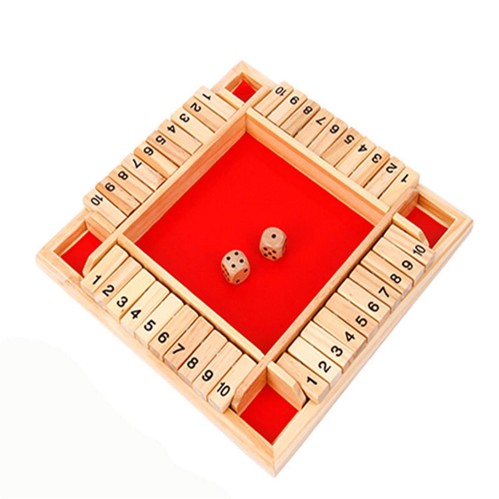 Wooden Board Game A Classic Family Math Game for Kids Family Party Gift Durable