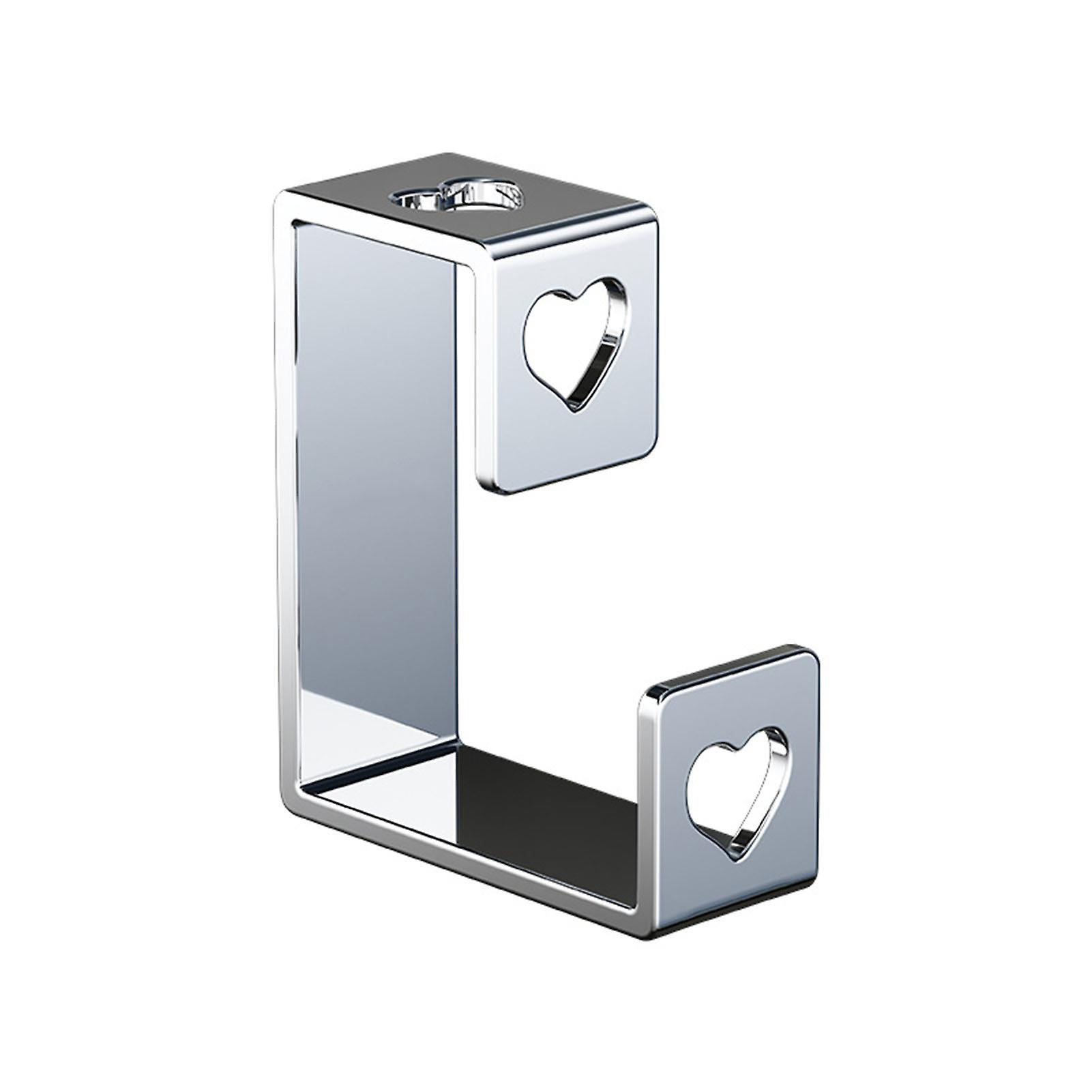 Stainless steel wall-mounted bathroom hooks