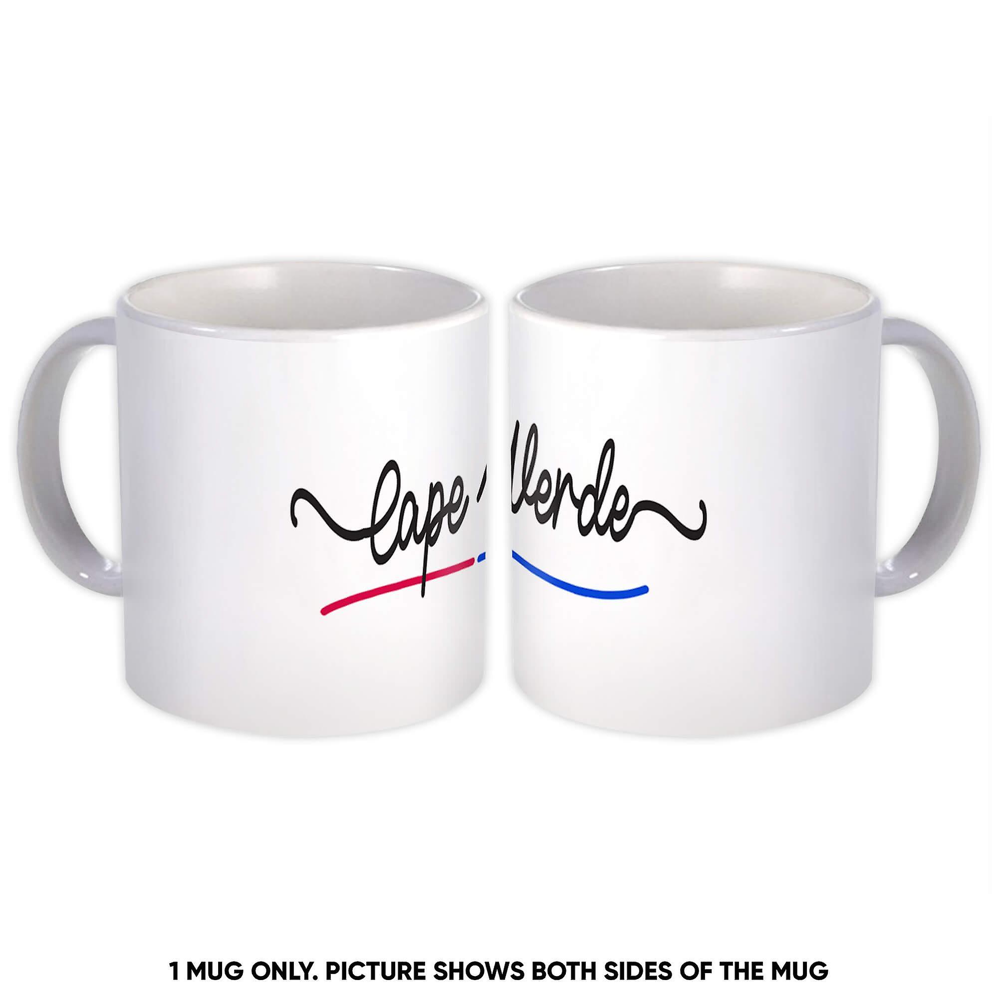 Gift Mug: Cape Verde Flag Colors Cape