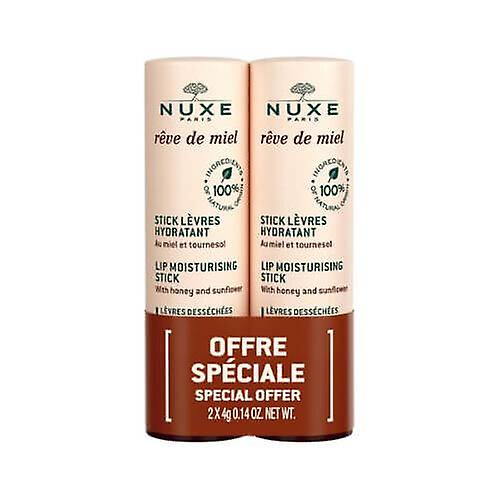 Nuxe Reve de Miel 唇部保湿棒 2 x 4g