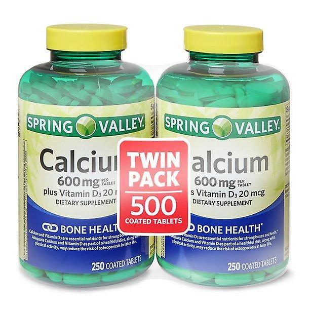 Spring Valley Calcium & D3 Dragees Tabletten, 250 Stück, 2 Stück