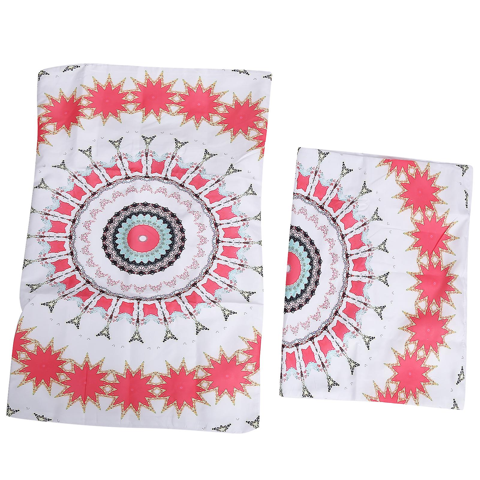 Duvet Cover Pillowcase Set Polyester Fiber Printing Bedding Supplies for Home Bedroom Use200x200cm \/ 78.7x78.7in
