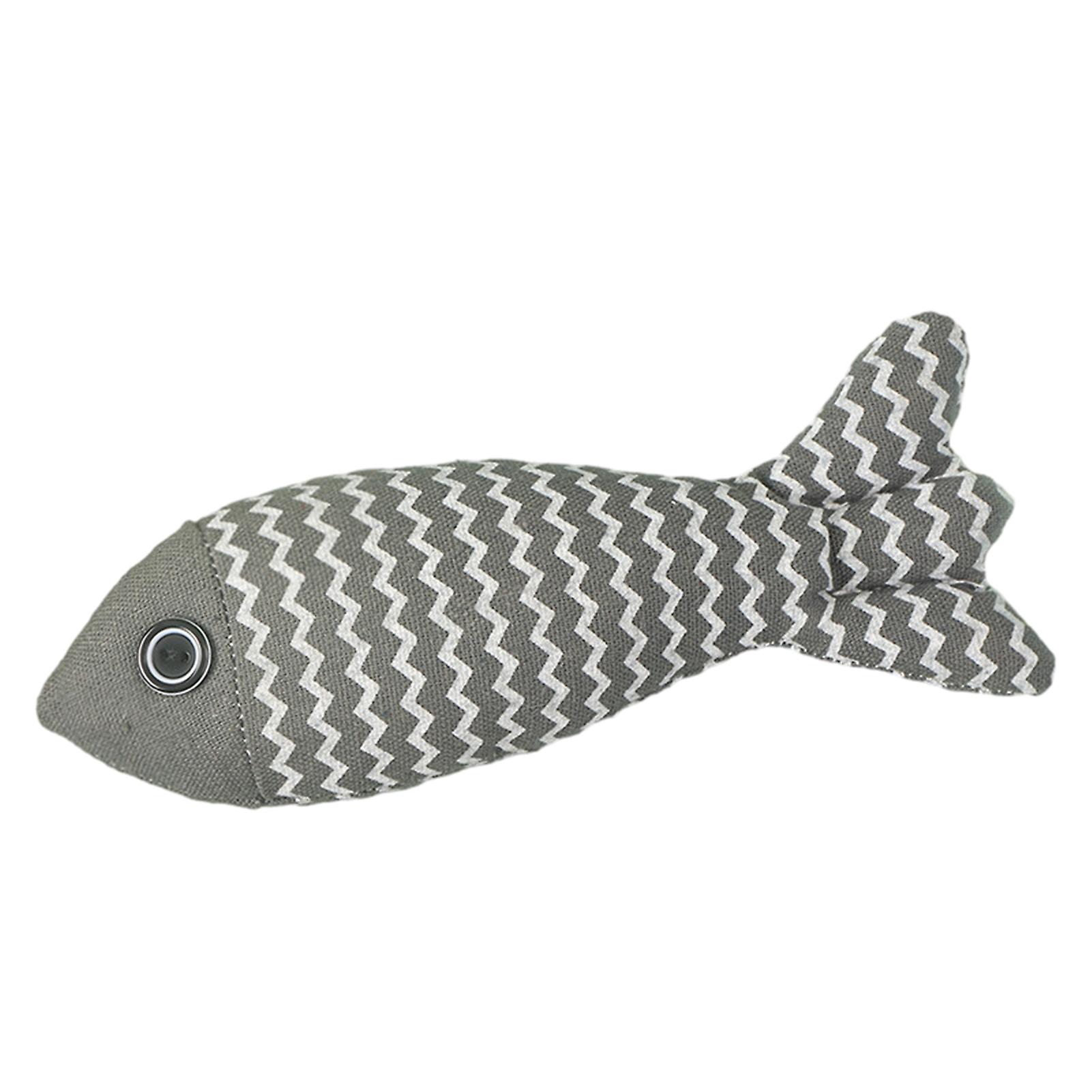 Small Cute Fish-Shape Catnip Toys for Cat Simple Durable Exercise Pet Cat Toy for Indoor Outdoor