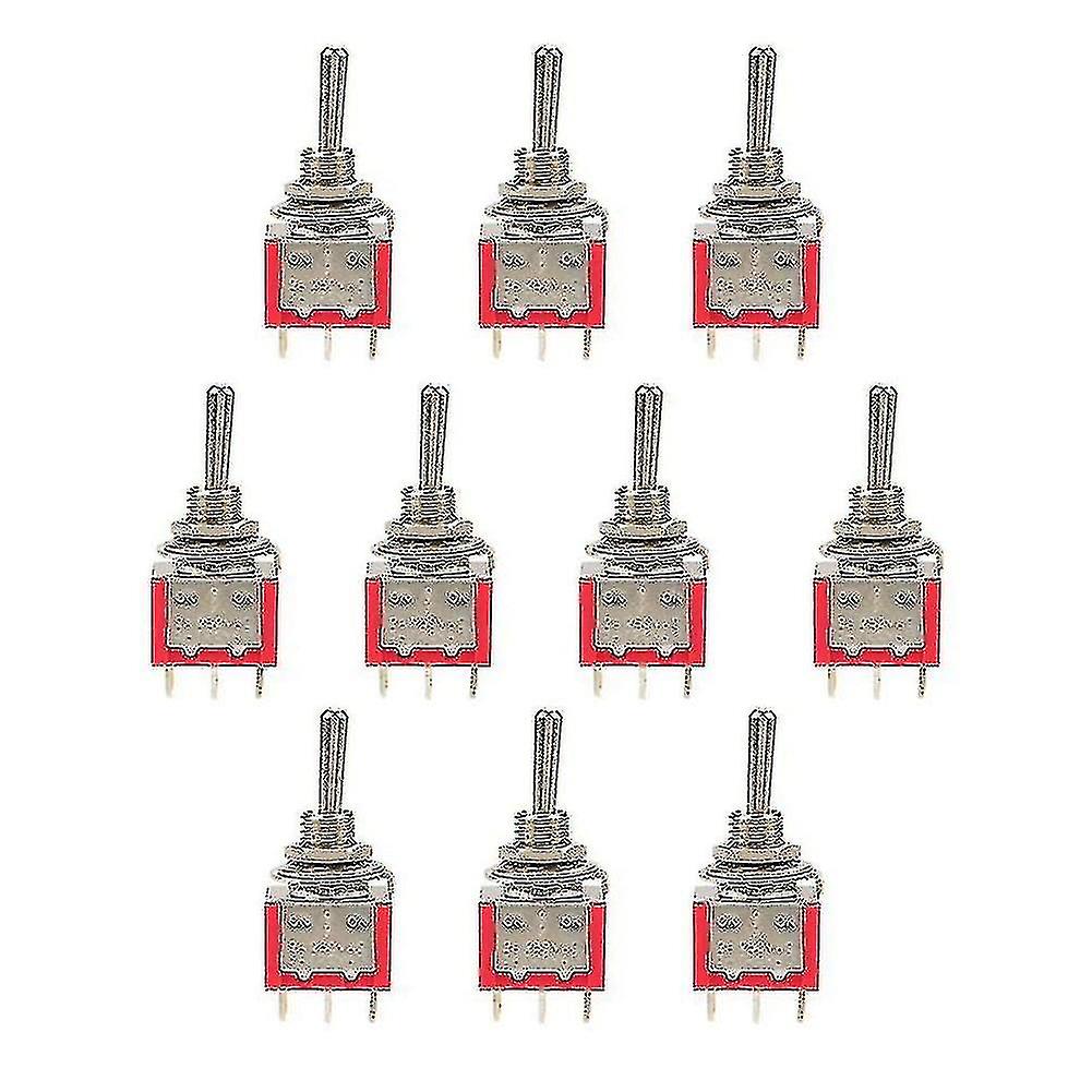 10 Piece Toggle Switch On-off-on 3 Position Toggle Switch Dpdt XITI