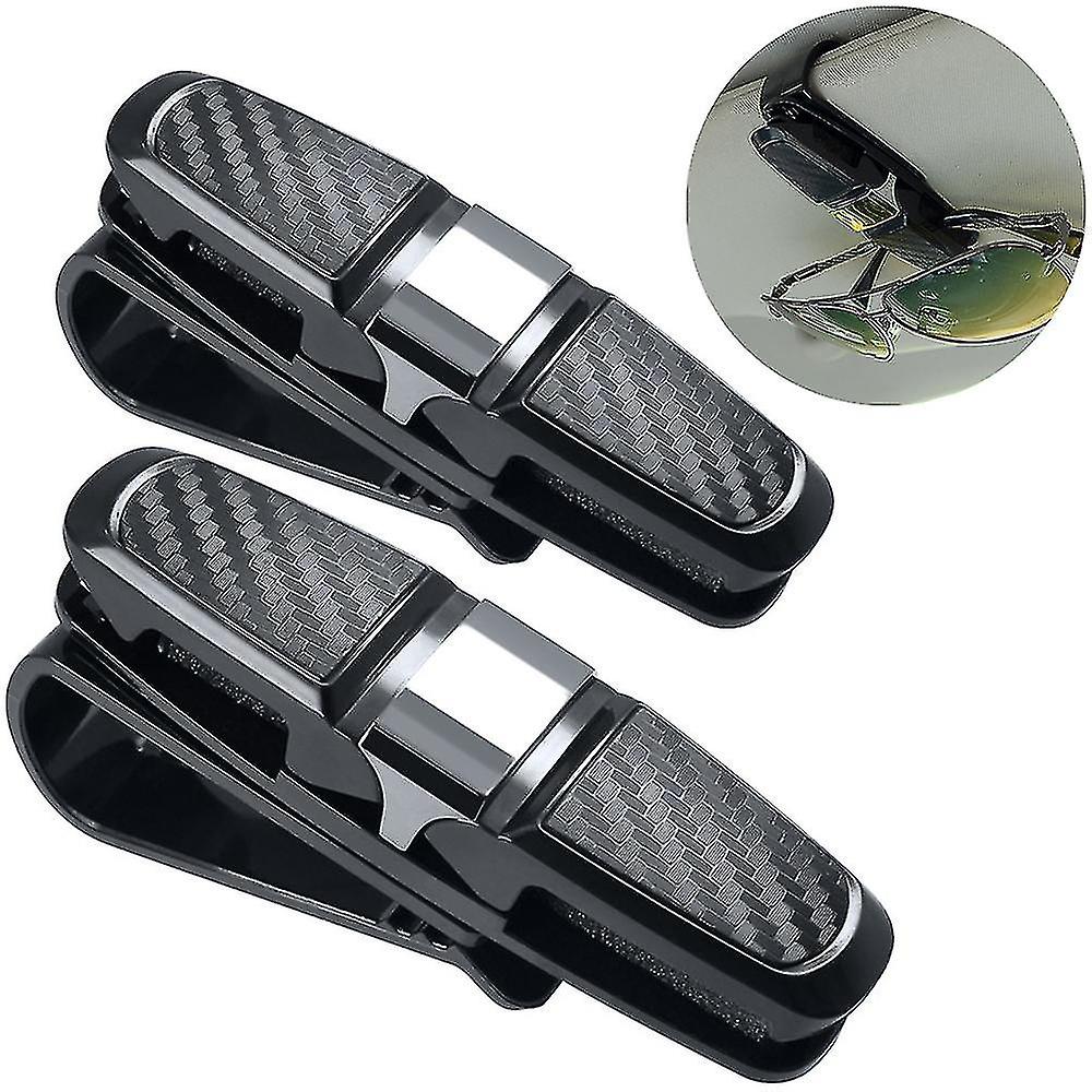 Glasses Holder For Car Sun Visor, 2 Pack Sunglasses Eyeglasses Mount