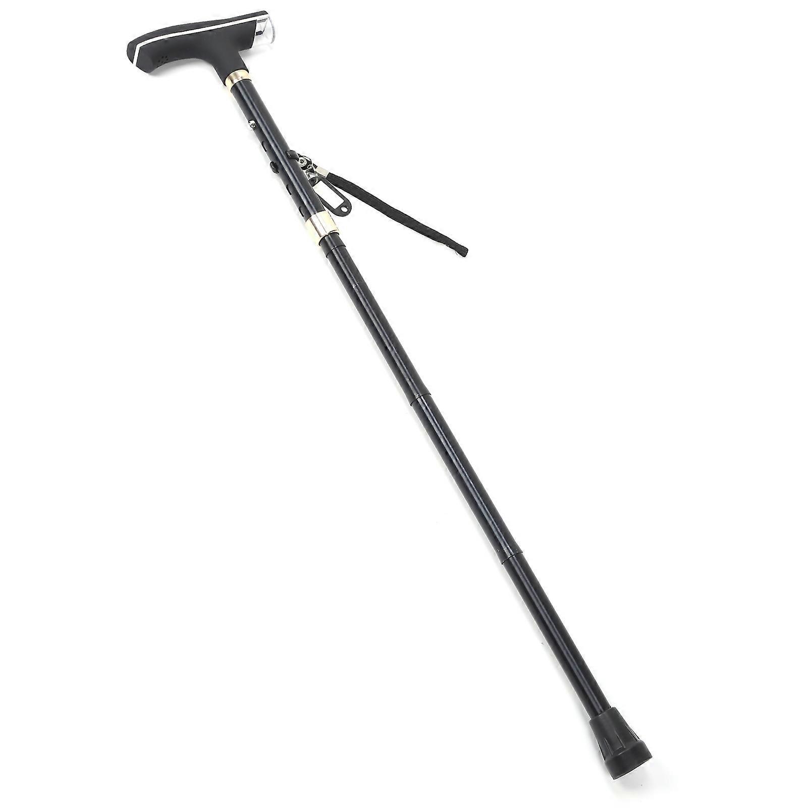 Versatile Support Companion: Led Lights, Pivoting Tip, Solid Construction, Stable Rubber Base, Lightweight Aluminum, Adjustable Height, For Elderly