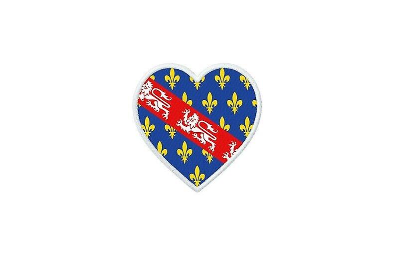 Patch badge ecusson prints thermocollant heart flag hollow department