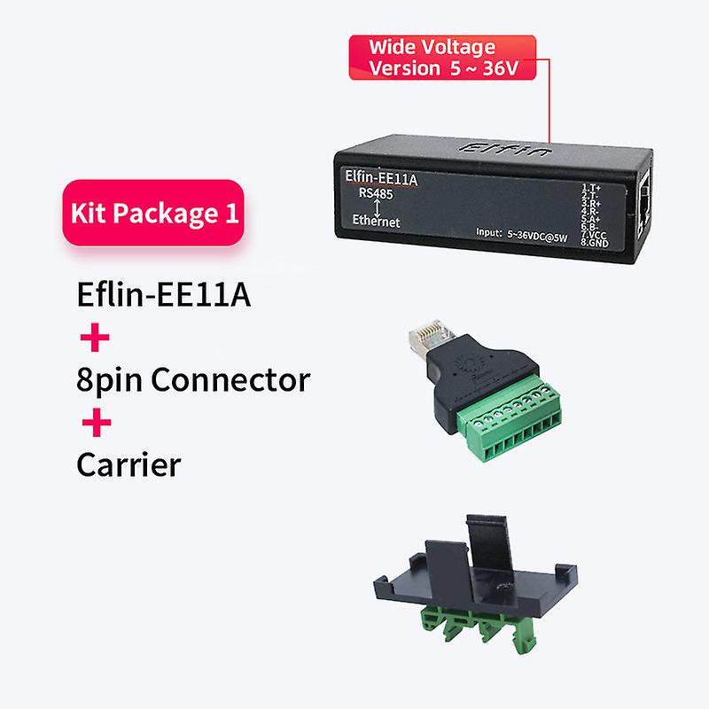 Seri Bağlantı Noktası Rs485 Ethernet Aygıtı Iot Sunucu Modülü Elfin-ee11a Destek Tcp/ip Telnet Modbus Tcp Protokolü