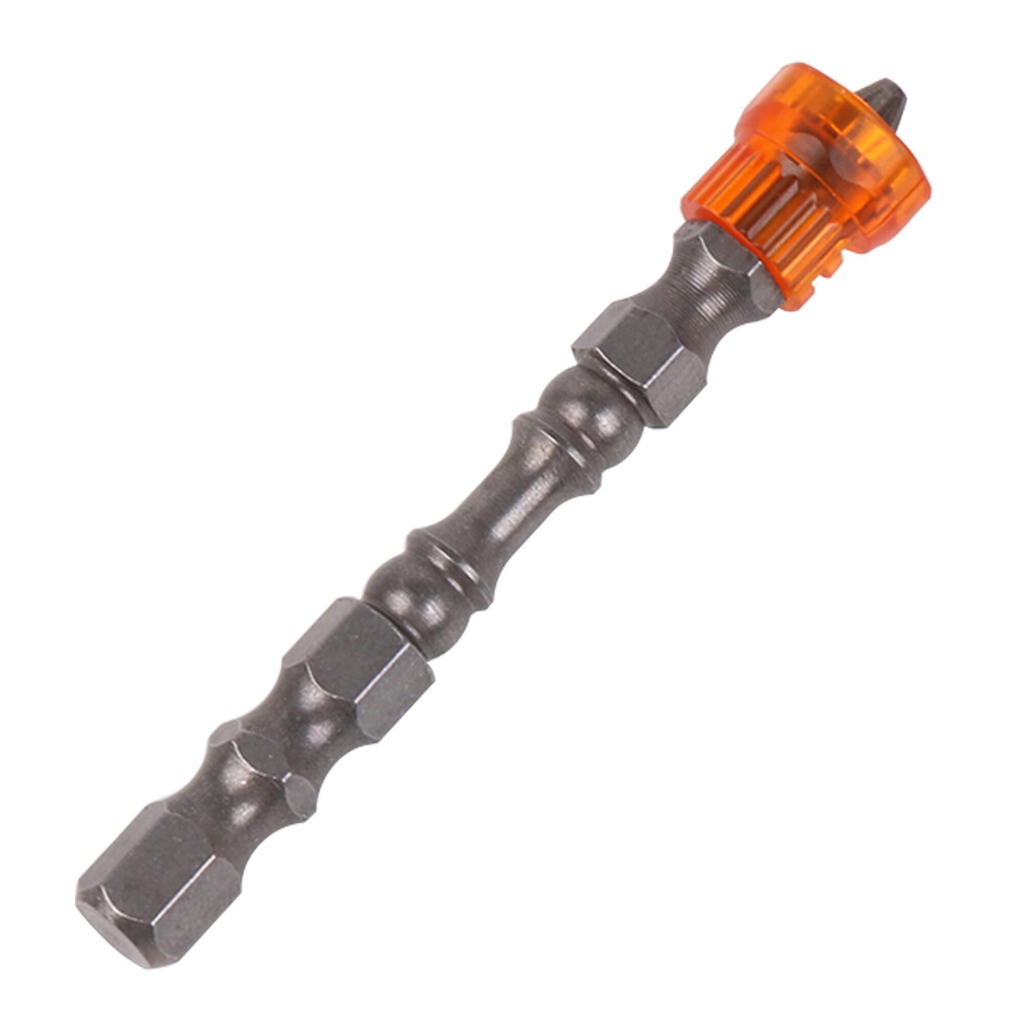 2.56Inch Length Magnetic Screwdriver Bits Tool with 1/4Inch Hex Shank Orange