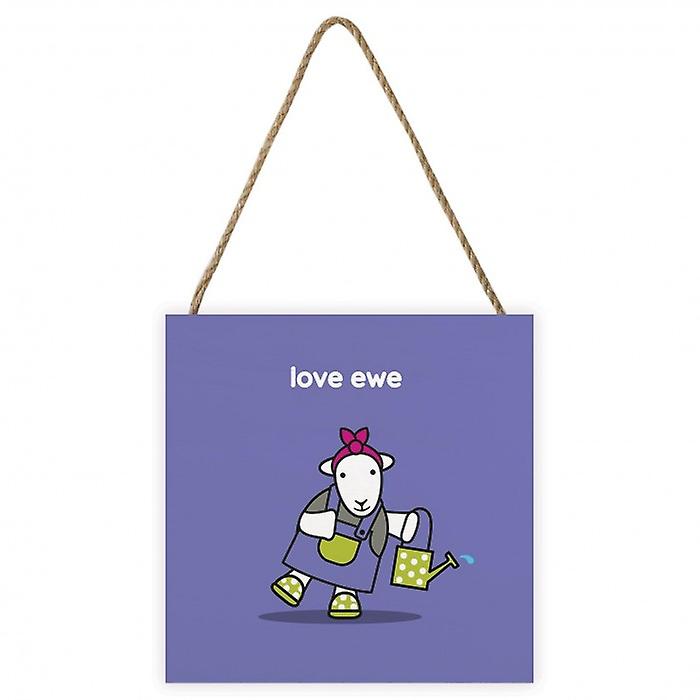 Herdy Love Ewe Plaque