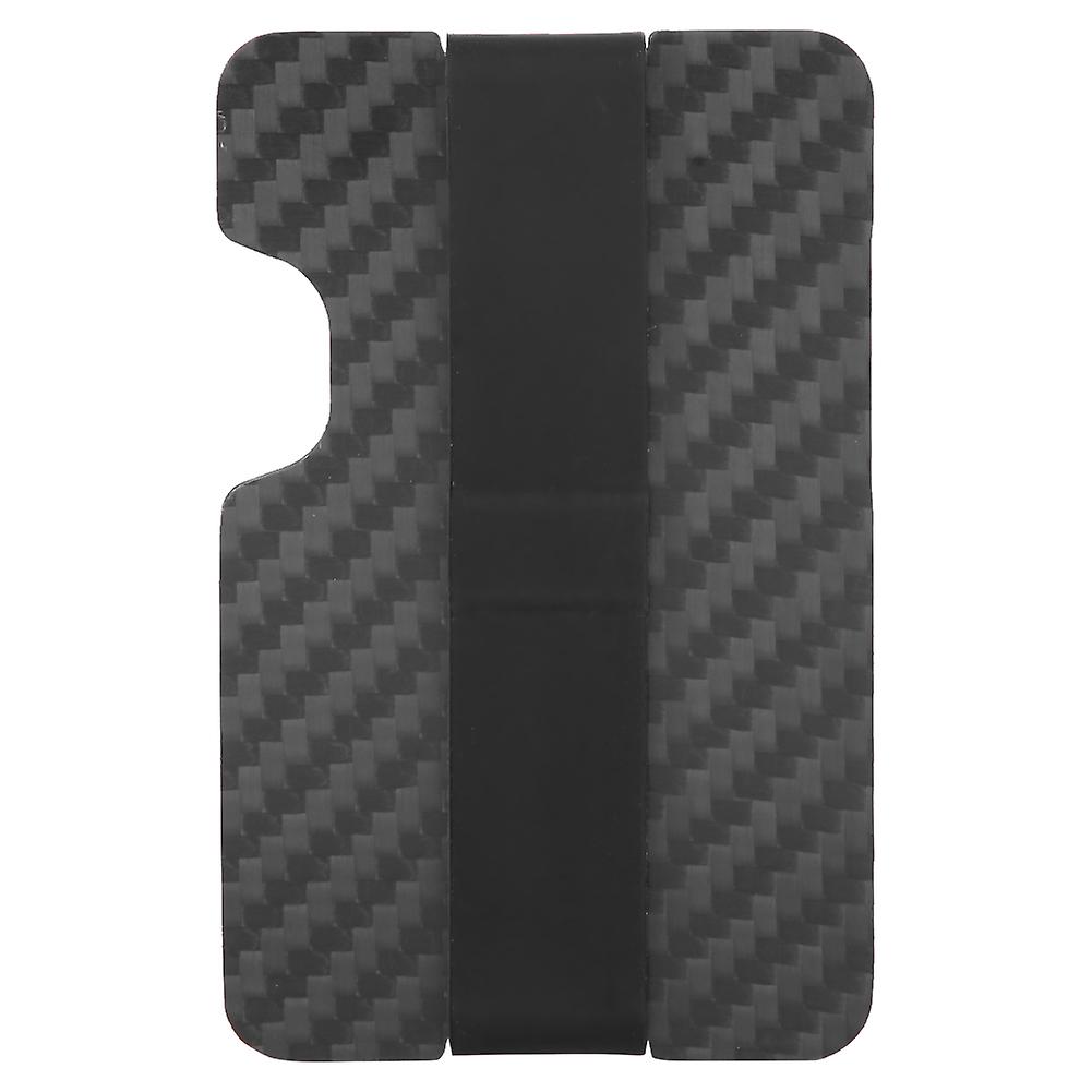 Carbon Fiber Card Holder Business ID Card Credit Card Case with Money Cash Clip