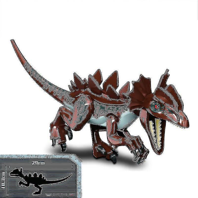 Jurassic Toy Dinosaur Building Blocks T-rex Quetzalcoatlus Spinosaurus Action Figures Kids Toys