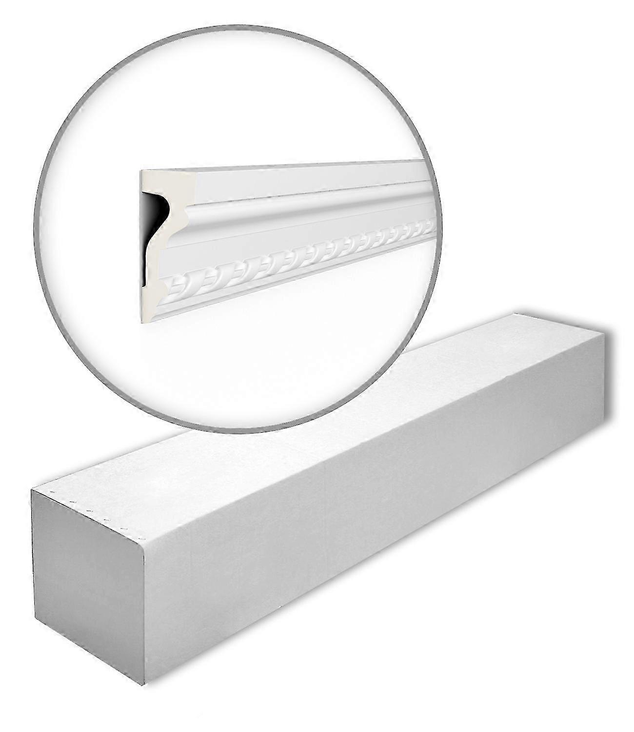 NMC 21 x Panel moulding Z1-box 42 meter ARSTYL Rigid polyurethane foam 200 cm white pre-primed