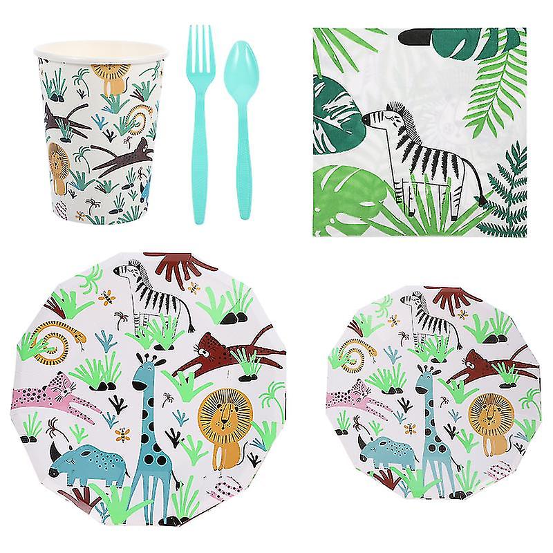 60pcs Paper Tableware