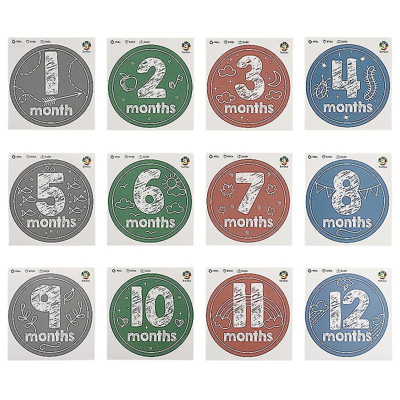 12pcs Infant Sticker