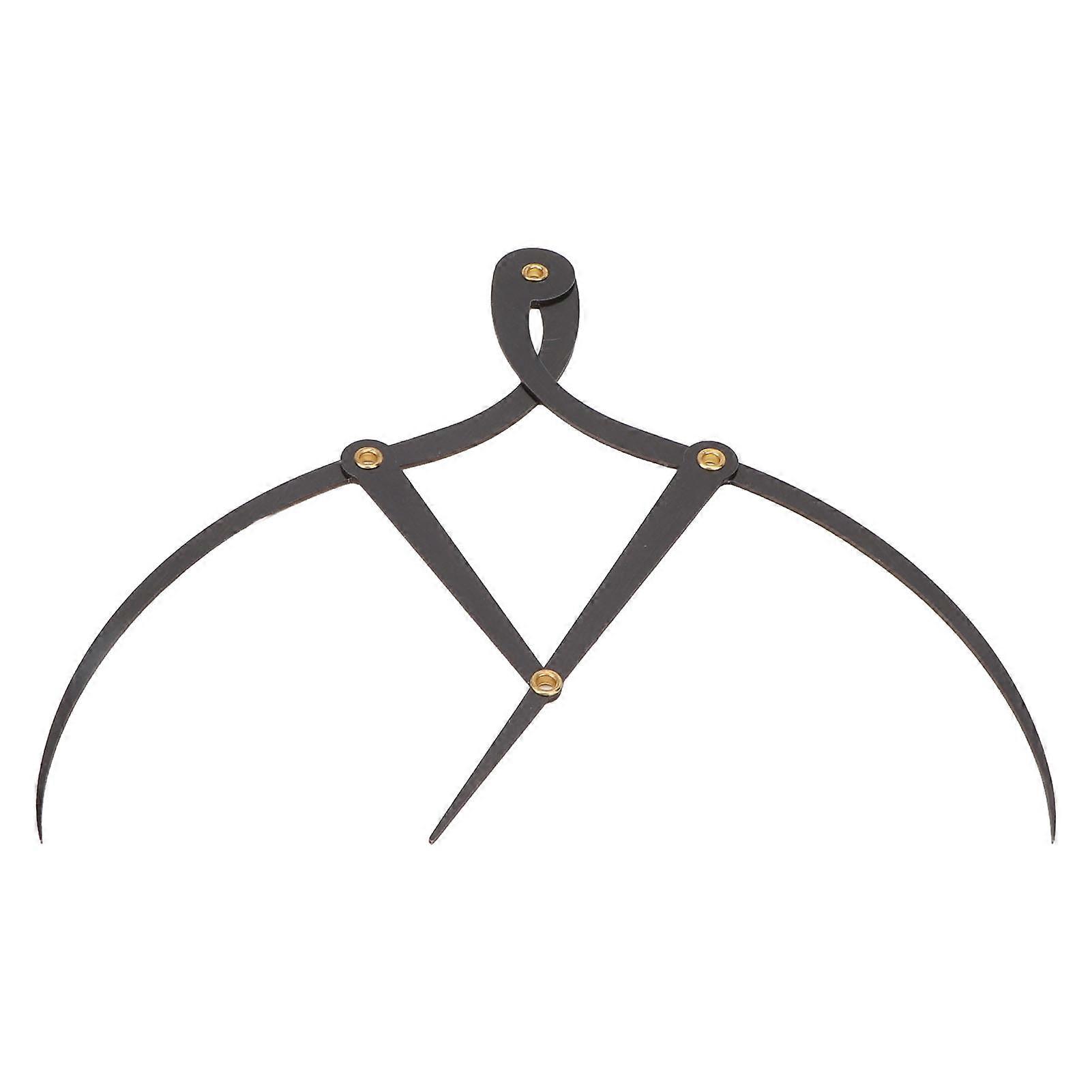 Eyebrow Stencil Microblading Ruler Stainless Steel Golden Ratio Reusable Positioning Eyebrow Stencil Ruler 