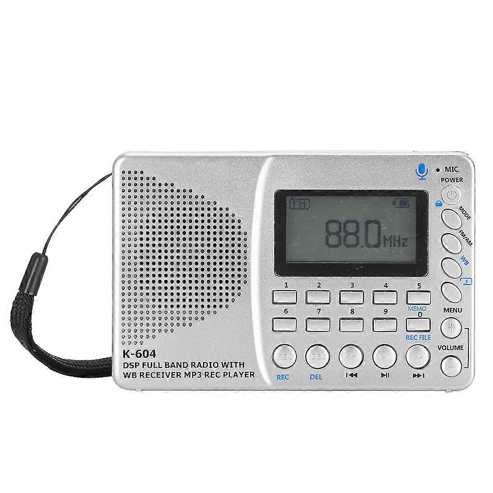 Portable Insert Card Radio Cassette Recorder with NOAA US Weather Forecast
