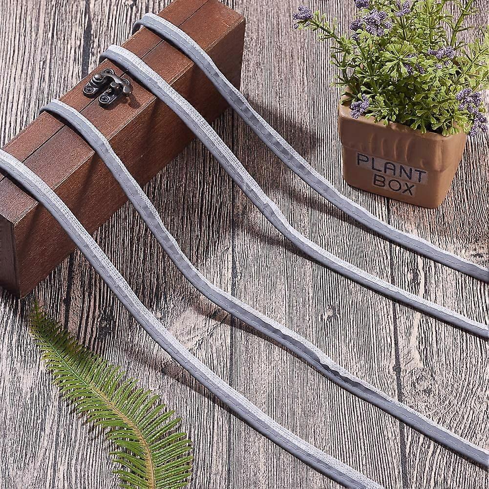 109 Yards Reflective Piping Fabric Strip 9mm Reflective Edging Braid Trim Reflective Webbing Tape