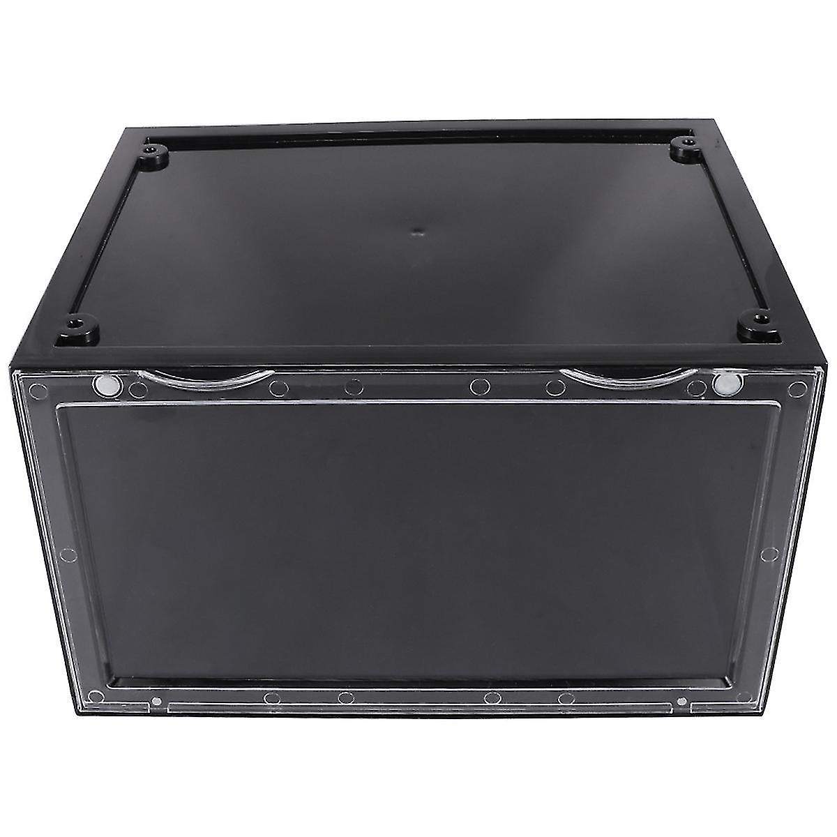 Plastic Shoe Storage Clear Drawer Organiser Boxes With Stackable Containers