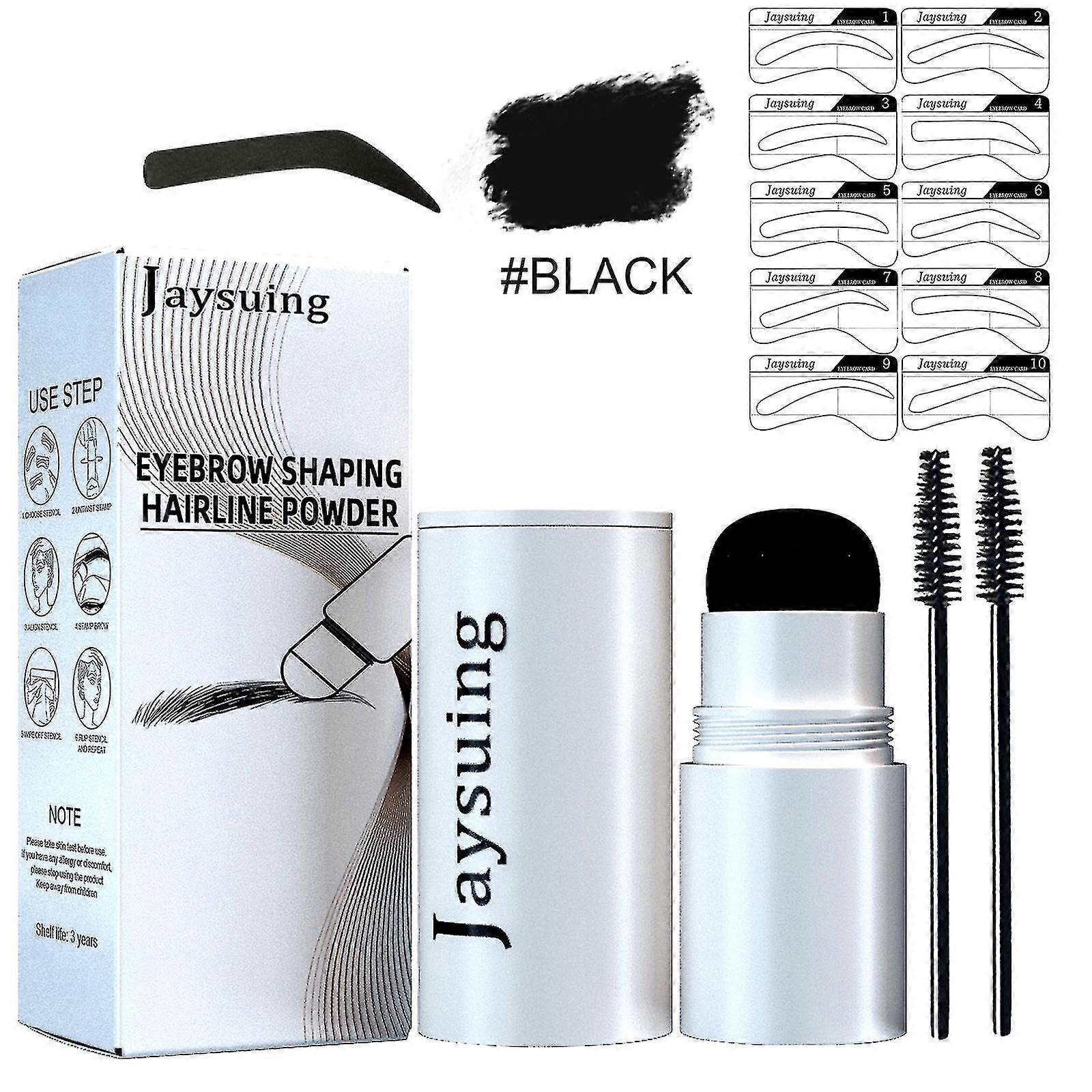 Jaysuing Sourcils Impression Set Sourcils Poudre Cheveux Portable Sourcils Réparation Ombre Re-hairline Modification Sourcil -9482081129930