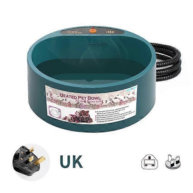 2.2L Pet Heated Water Bowl With Intellectual Temperature Control - For Dogs In Winter.