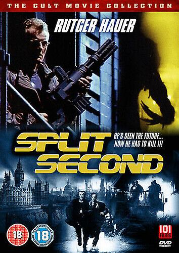 Split Second DVD (2015) Rutger Hauer Maylam (DIR) cert 18 - Region 2