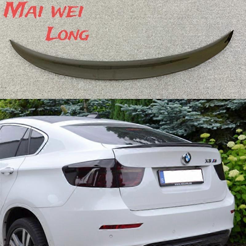 Car Styling ABS X6 E71 Rear Spoiler Trunk Wing for BMW X6 E71 M-Performance Style