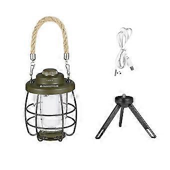 Outdoor Camping Hanging Lamp Portable Camping Tent Camp Hanging Lamp Waterproof Hanging Lamp Green
