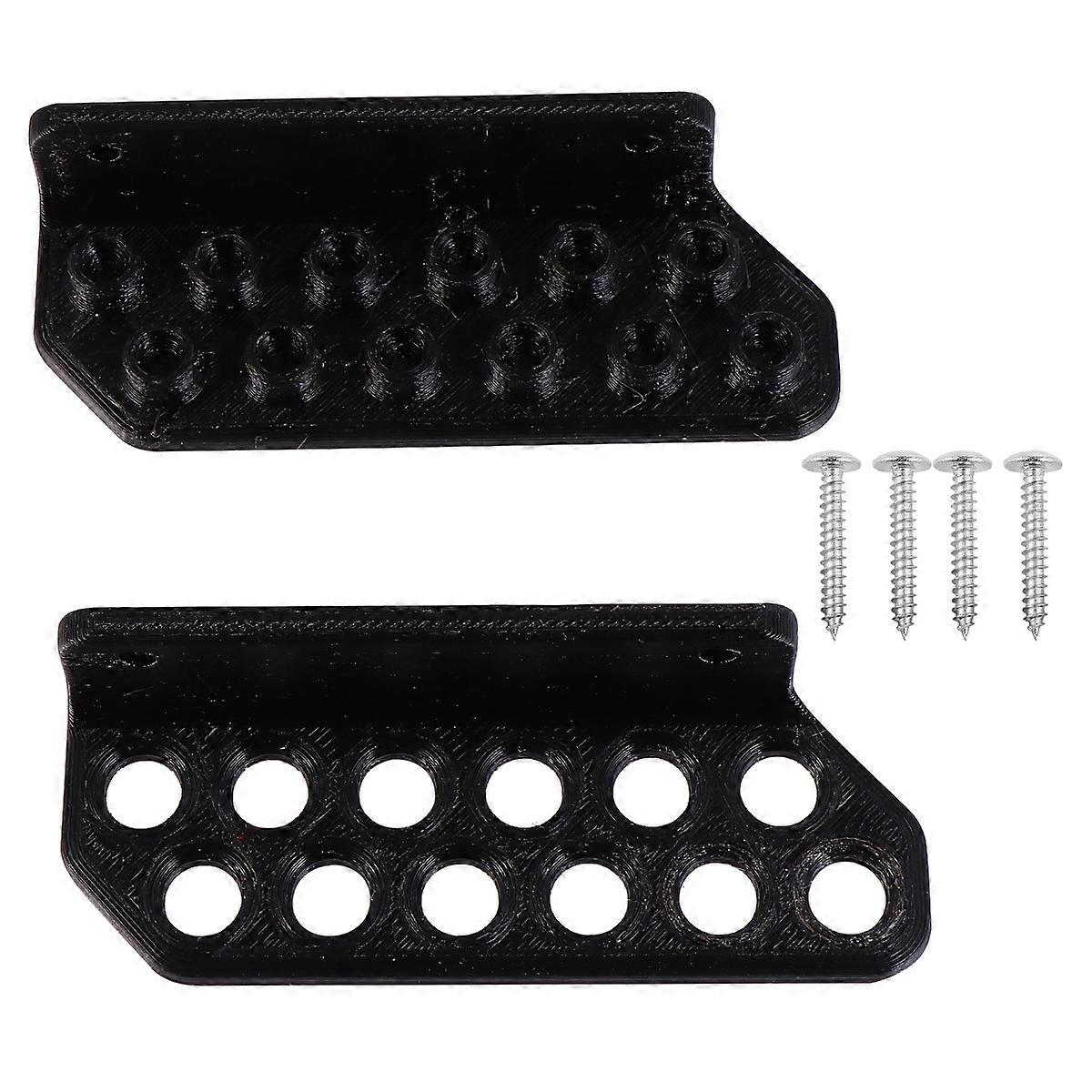 1 Pair of Wall-mounted Arrow Rack Display Rack Self-adhesive Arrow Holder
