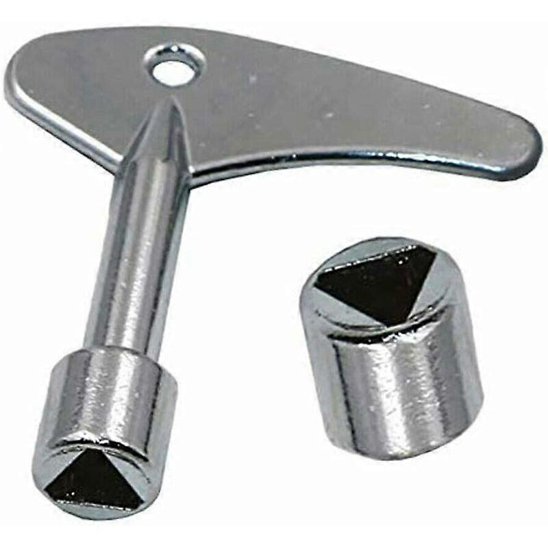 2 Pack 9mm Triangle Key with Triangle Key Switch for Emergency Gas Electric Lift