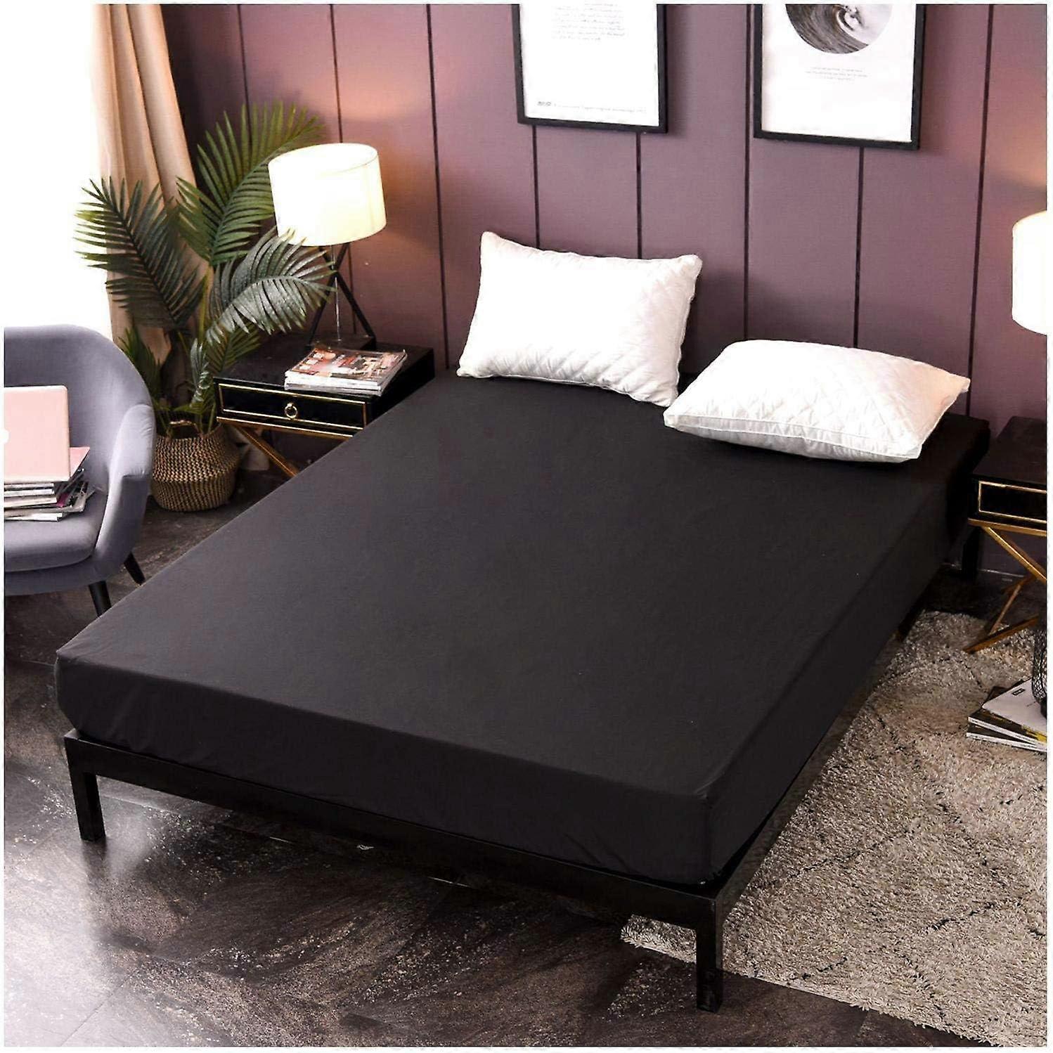 Fitted Sheet, Stretchable And Very High Jersey Bed Sheet, 35Cm Large Cup Sheet