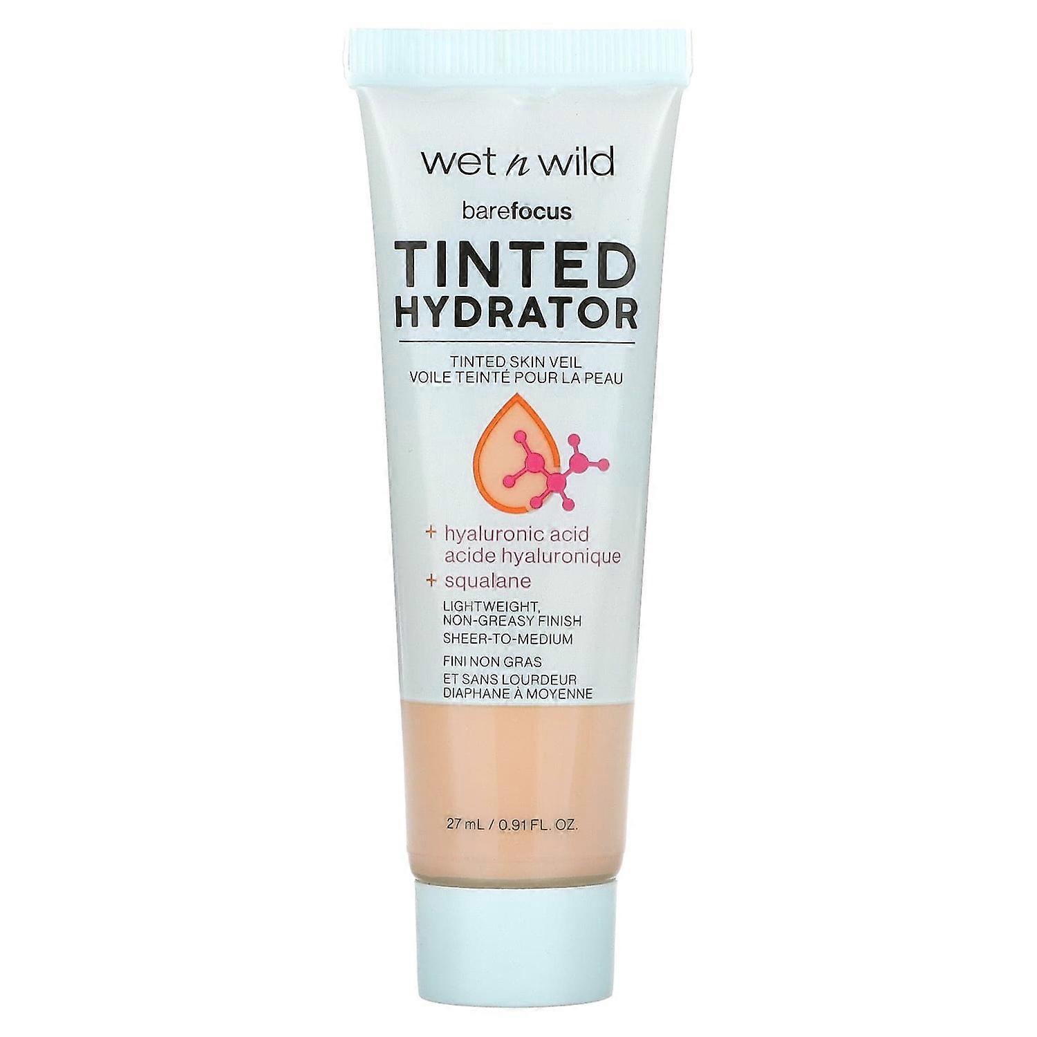 wet n wild, Barefocus, Tinted Hydrator, Light Medium, 0.91 fl oz (27 ml)