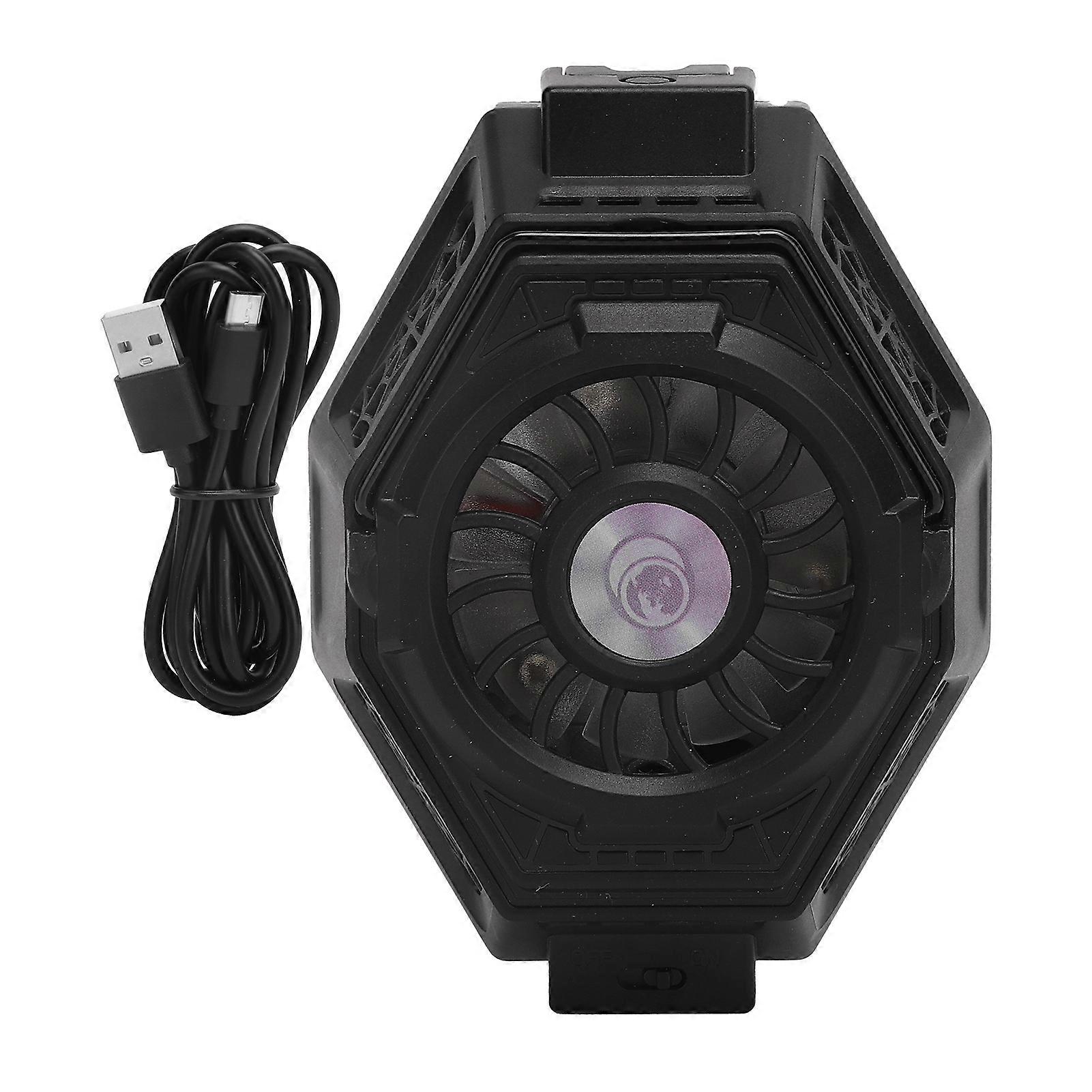Mobile Phone Cooler Mini Portable Semiconductor Radiator Mute Cooling Fan Back Clip NO.6575