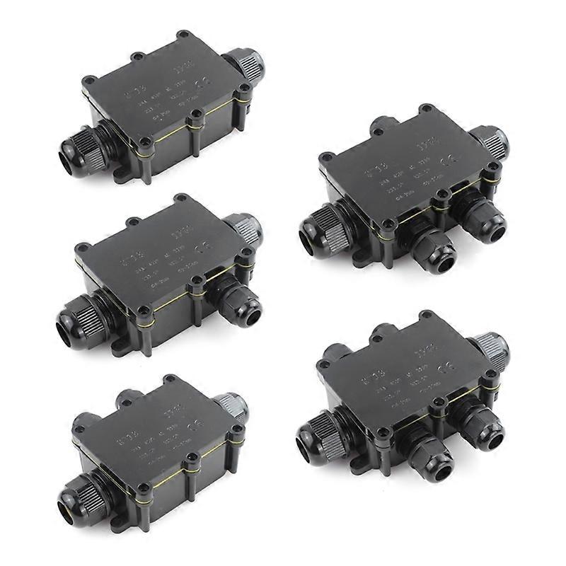 2/3/4/5/6 Way Electrical Junction Box IP68 Waterproof Cable Connector Electric